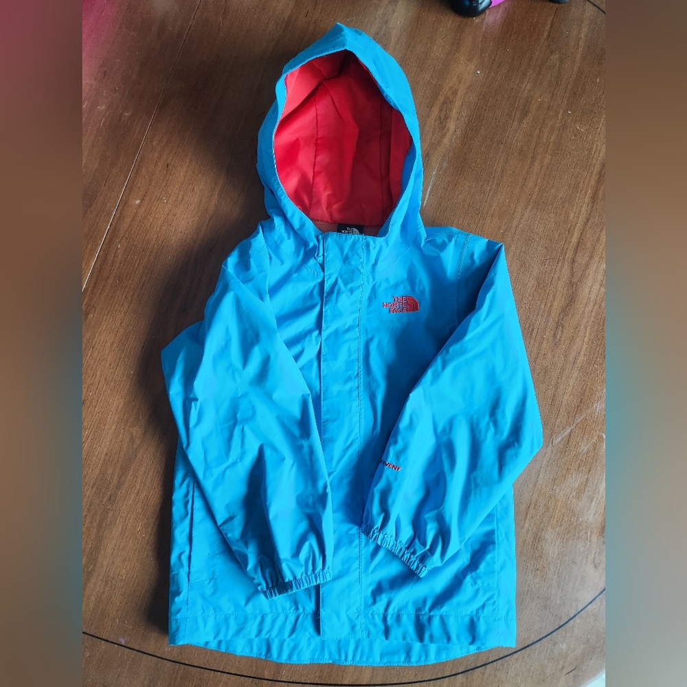 The North Face Aqua Jacket with Red Hood
